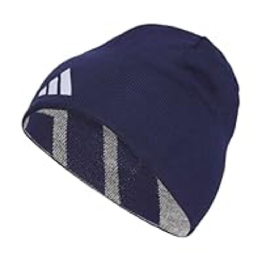 Adidas Mens Reversible Skully Beanie – Two-Sided Skull Cap Winter Hat