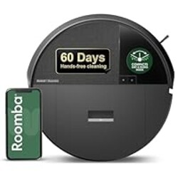 iRobot Roomba 205 DustCompactor Vac Robot Vacuum - Compacts Dirt Inside, No Emptying for 60 Days, Space Saving, No Dock Needed, Bagless, Intense Power-Lifting Suction, LiDAR Navigation, Multi-Surface