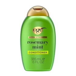 OGX Extra Strength Refreshing Scalp + Rosemary Mint Conditioner, Nourishing Hair & Scalp Conditioner Infused with Rosemary for Healthy-Looking Hair, Sulfate-Free Surfactants, 13 fl. oz