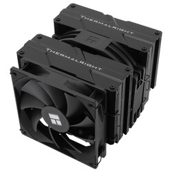 Thermalright Peerless Assassin 140 Black CPU Air Cooler, 6 Heat Pipes, Dual PWM Fans and Double Towers,158mm High CPU Cooling with Top Cover,forAM4/AM5,Intel LGA 1851/1700/1150/1151/1200