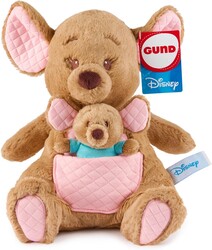 GUND Disney Official Kanga and Roo Oh So Snuggly Plush, Winnie The Pooh, Kangaroo and Baby Stuffed Animals for Ages 1 and Up, Brown, 12.5”
