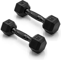 CAP Barbell Coated Dumbbell Weight | Multiple Options Pairs & Sets