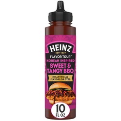 Heinz Flavor Tour Korean Inspired Sweet & Tangy BBQ Sauce, 10 fl oz Bottle