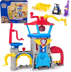 PAW Patrol: Air Rescue, Pup Squad Adventure Bay Airport Playset, with Chase Toy Car & PAW Patrol Vehicle Launcher, Kids Toys for Boys and Girls 3+