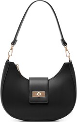 NIUEIMEE ZHOU Crescent Shoulder Bag for Women Retro Vegan Leather Crossbody Bags Tote HandBag Underarm Purses