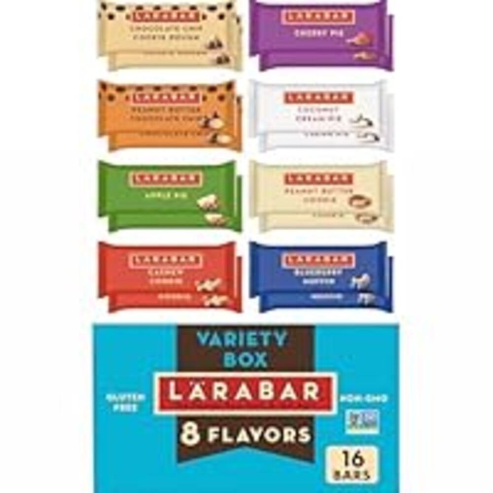 Larabar Variety Pack, Gluten Free Vegan Fruit & Nut Bars, 1.7 oz, 16 ct