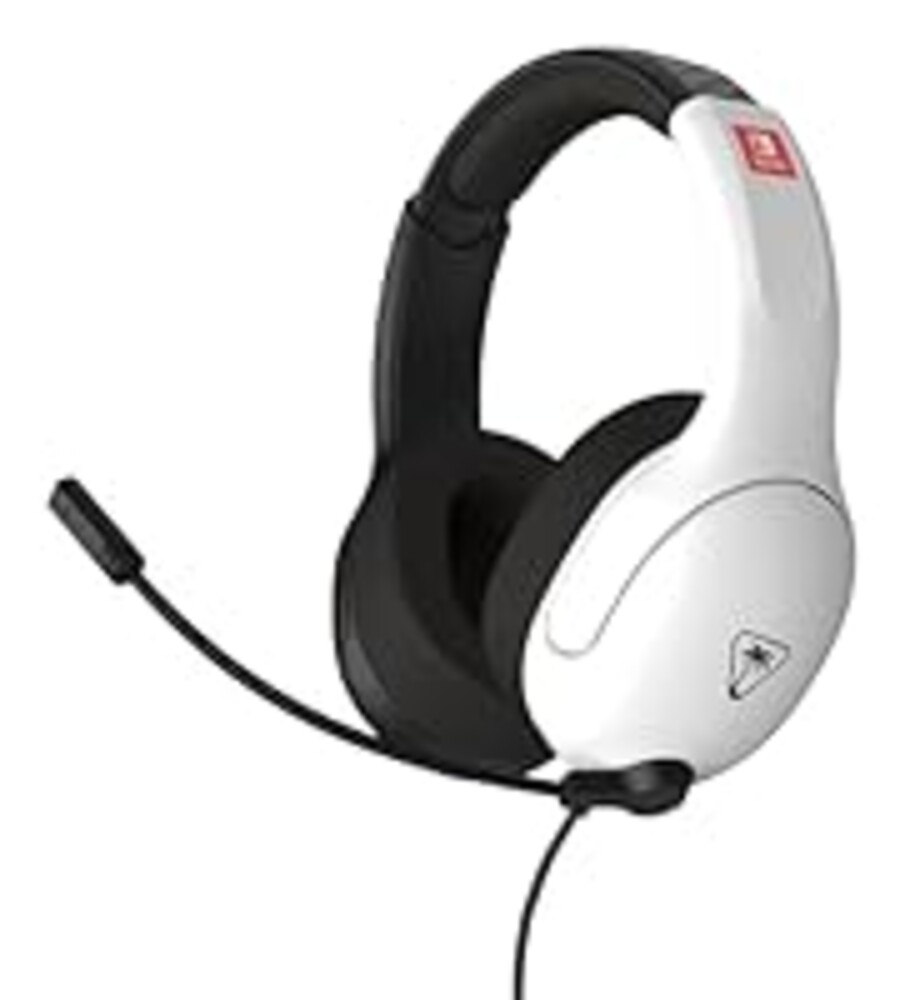 Turtle Beach Airlite Fit Wired Gaming Headset: Officially Licensed for Nintendo Switch, Nintendo Switch Lite & OLED Model - Flip-to-Mute Mic, Over-Ear Comfort Cushions, 40mm Speakers - White & Black