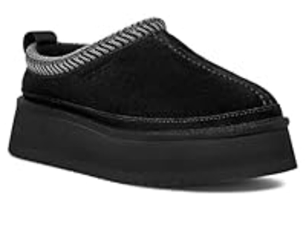 Koolaburra by UGG Women's Burree Platform Slipper, Black, Size 8