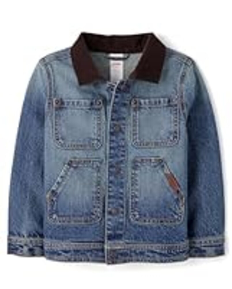 Gymboree,Boys,and Toddler Denim Jacket,Callan Wash Long Jacket,10,
