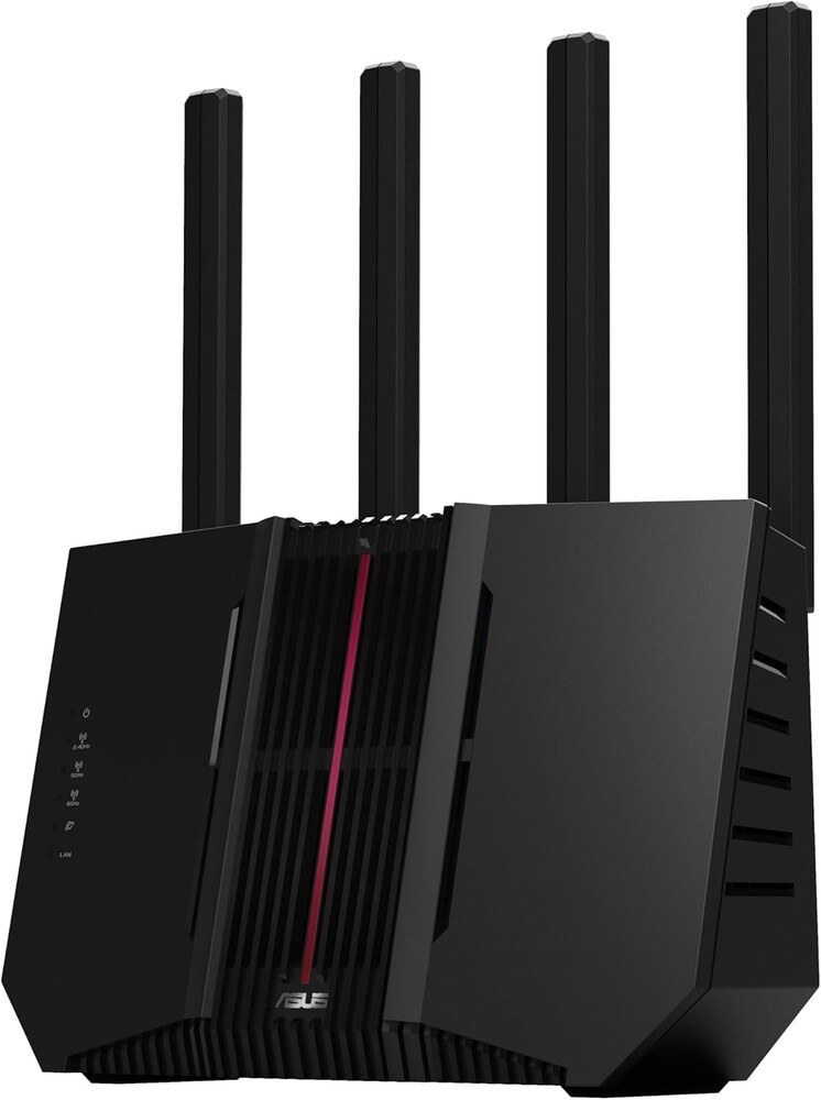 ASUS RT-BE92U BE9700 Tri-Band WiFi 7 Router, Supports New 320MHz Bandwidth & 4096-QAM, MLO, AI WAN Detection, AiMesh Support, Subscription-Free Network Security & Comprehensive VPN Features