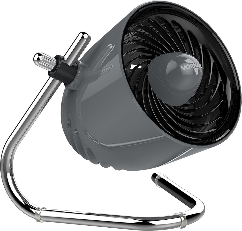Vornado Pivot Personal Air Circulator Fan, 6-inch, Quiet Portable Travel Fan, 3 Speeds, Storm Gray