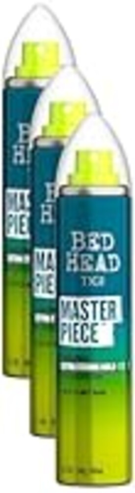 TIGI Bed Head Masterpiece Shiny Hairspray for Strong Hold Travel Size 2.4 oz (Pack of 3)