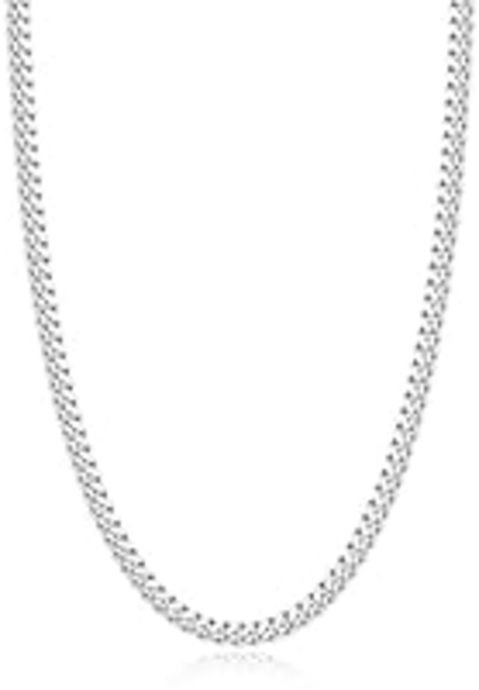 Eterjew 925 Sterling Silver Chain Necklace for Men, 3.5mm Men's Cuban Link Chain Necklace for Men 26inches