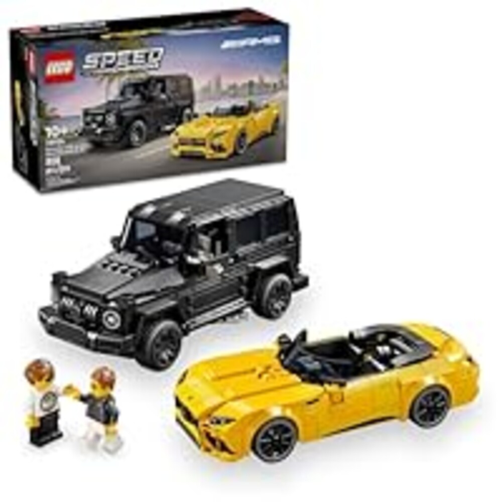 LEGO Speed Champions Mercedes-AMG G 63 & SL 63 Building Toys - Kids Pretend Play Toy Cars for Boys & Girls, Ages 10+ Years - Gifts for Christmas - 76924