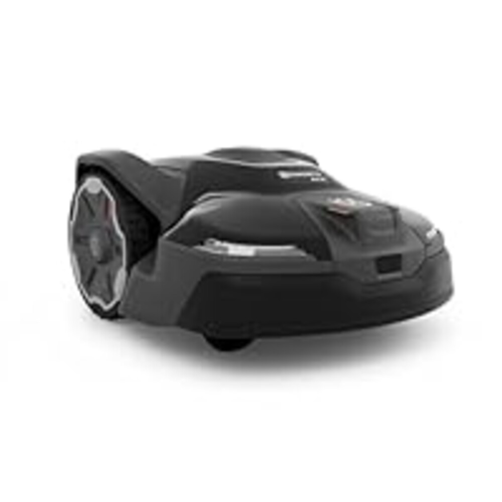 Husqvarna 410iQ Automower Robotic Mower, 0.5 Acre Mowing Capacity, Wire Free Robot Lawn Mower with Charging Station, RS1 EPOS Reference Station and Replacement Blades, 970727401