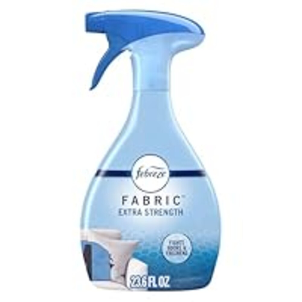 Febreze Fabric Spray Air Freshener, Odor-Fighting Fabric Refresher, Sneaker Balls Alternative, Couch Cleaner, Linen Spray, Multi-Use, Extra Strength Scent, 23.6 fl oz