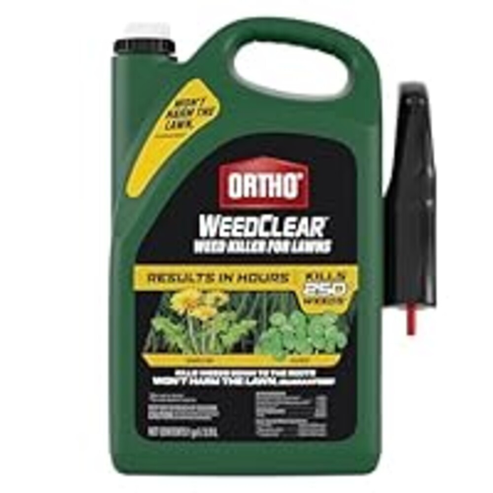 Ortho WeedClear Weed Killer for Lawns with Trigger Sprayer - Ready-To-Use, Lawn Weed Killer, Kills Dandelion and Clover, 1 gal.