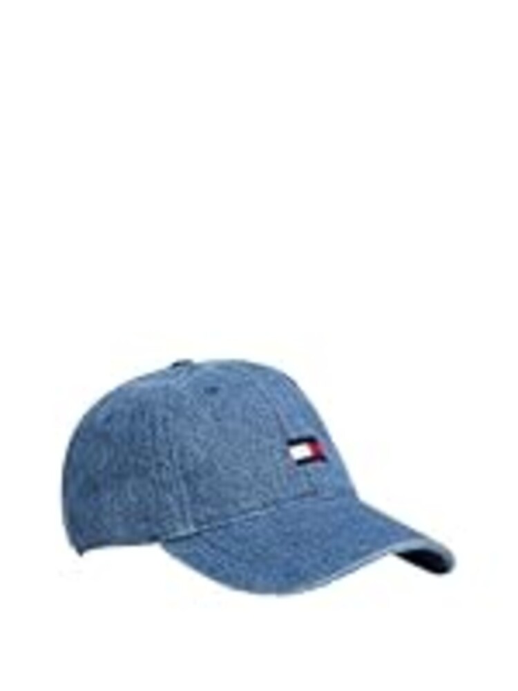 Tommy Hilfiger Men's Ardin Dad Hat, Rinse Denim, One Size