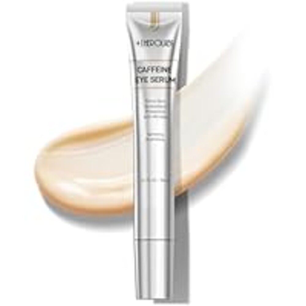 +1HEROLABS Caffeine Eye Cream with Niacinamide, Hyaluronic Acid, Vitamin E & Peptides - Under Eye Serum for Puffiness and Dark Circles, 0.7 Fl Oz (Pack of 1)