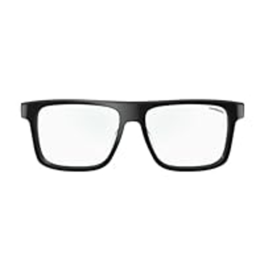 Carrera Smart Glasses with Alexa (newest model), Smart audio glasses, Sprinter black frames with blue light filtering lenses, Square