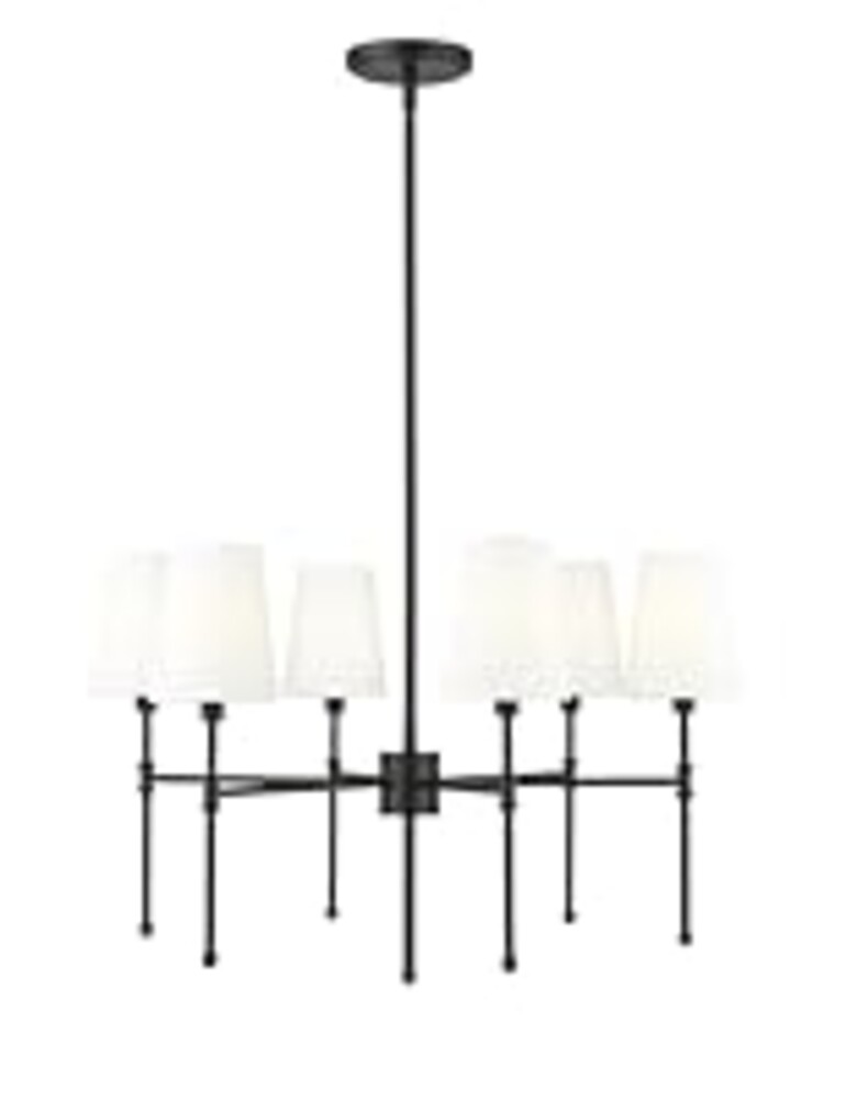 ML Lighting 16106-MB Adorra 25.75" Wide 6-Light Chandelier - Matte Black