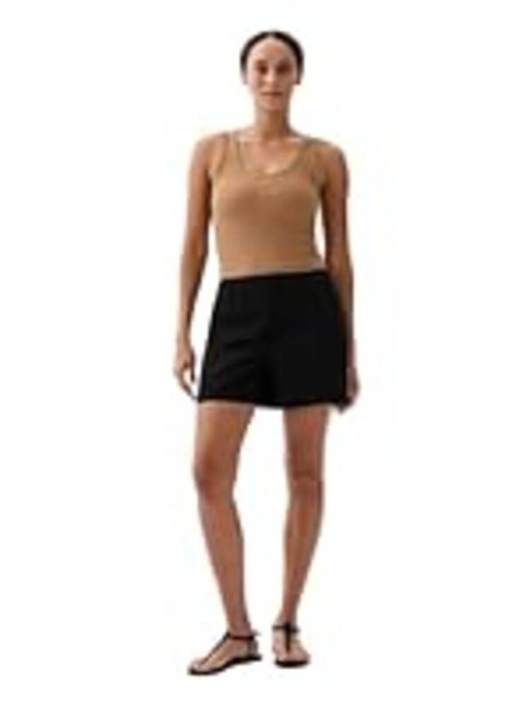 GAP Womens Downtown Khaki Short True Black 8
