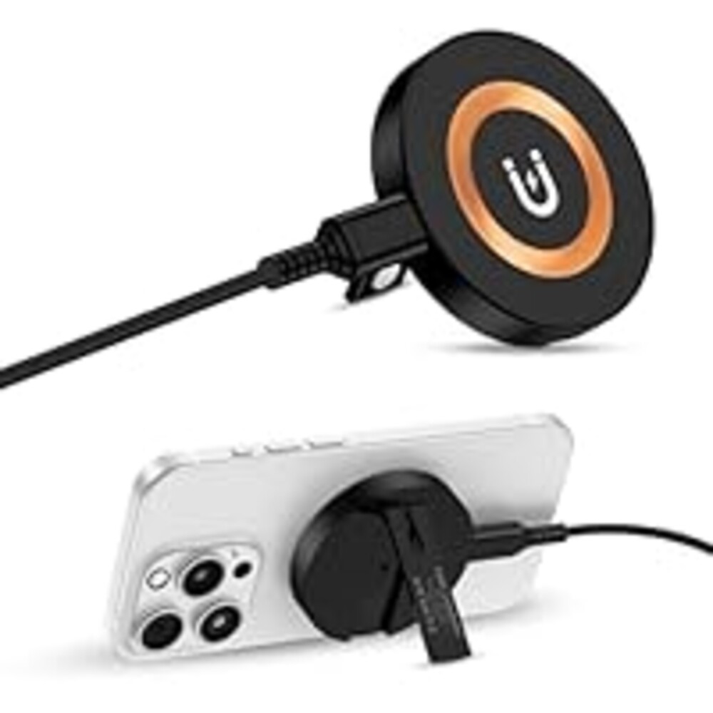 Magsafe Wireless Charger Fast Wireless Charging Pads Magnetic Wireless Phone Charger Stand Android Charging Station for S25 Edge S25 Ultra S24 S23 S22, iPhone 17 Pro Max 17 16 15