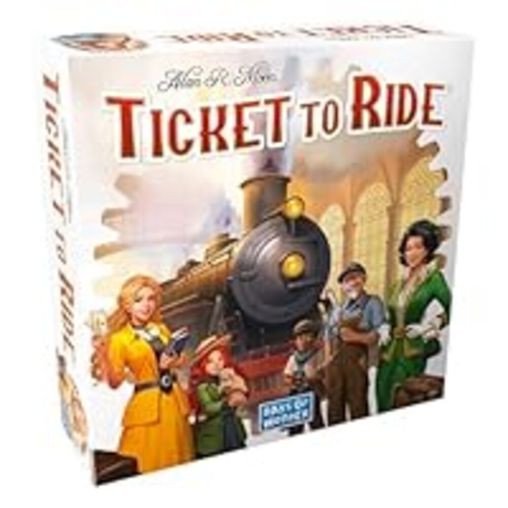 Asmodee Ticket to Ride Board Game (2025 Refresh) - A Cross-Country Train Adventure for Friends and Family, Strategy Game for Kids & Adults, Ages 8+, 2-5 Players, 30-60 Minute Playtime