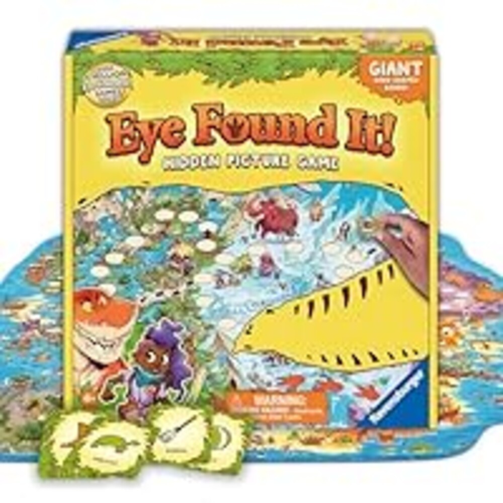 Ravensburger Dinosaur Island Eye Found It! Board Game - Educational Adventure for Kids and Families - Promotes Focus, Memory, and Teamwork - Fun Learning Game for Ages 4+