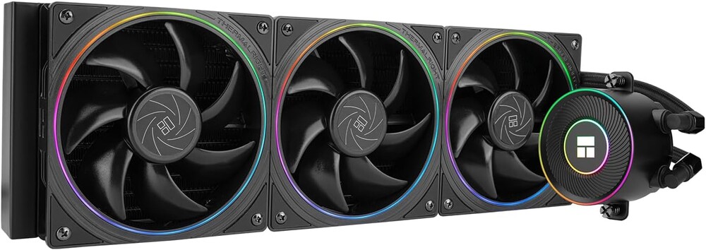Thermalright Aqua Elite 360 V5 ARGB Black AIO CPU Cooler, ARGB PWM Cooler Fans with 2000RPM, for Intel Lga1150/1151/1155/1156/1200/1700/1851, AMD: AM4/AM5, Case 360mm AIO Radiator