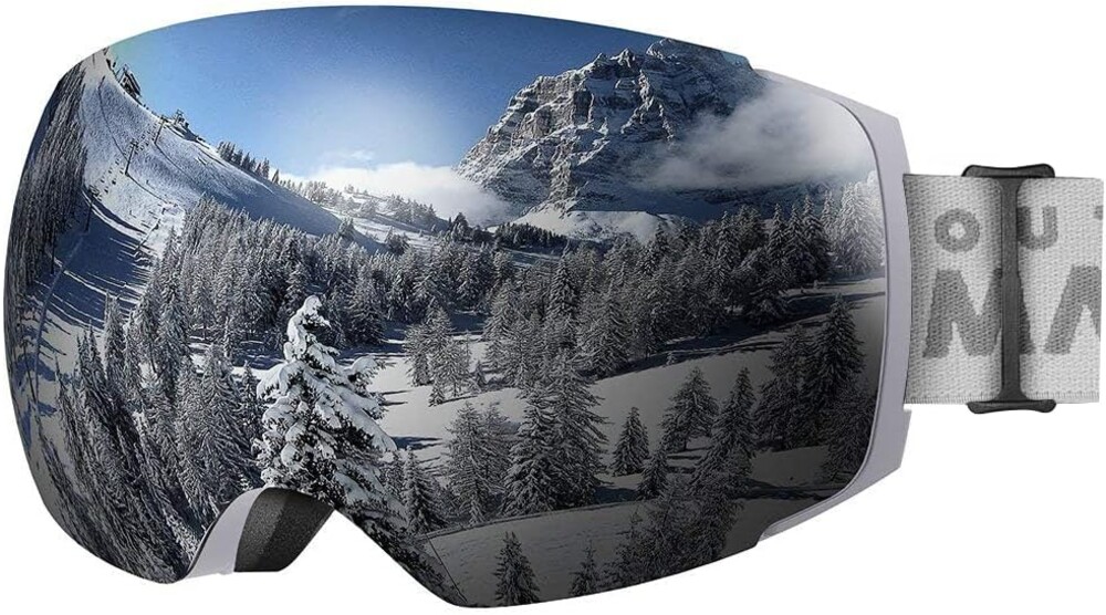 OutdoorMaster Ski Goggles PRO - Frameless, Interchangeable Lens 100% UV400 Protection Snow Goggles for Men & Women