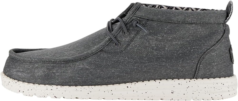 HEYDUDE Mens Wally Mid Stretch Canvas