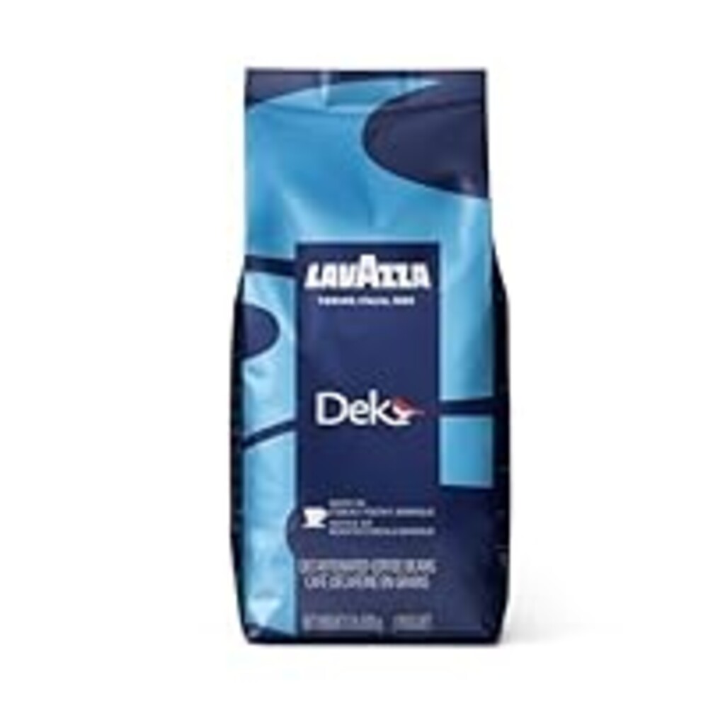 Lavazza DEK Whole Bean Coffee, Arabica and Robusta Blend, 1.1 lb Bag (Pack of 1)