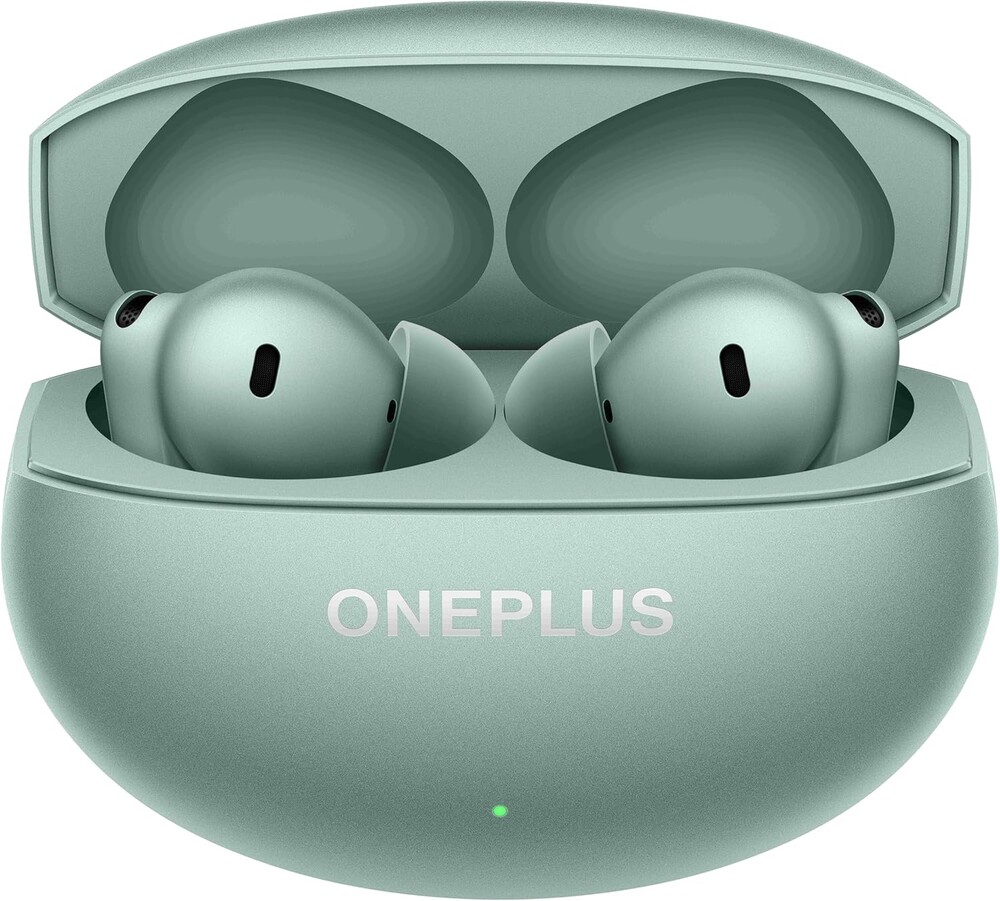 OnePlus Buds 4 Bluetooth Wireless Earbuds, Zen Green, E513A, in-Ear, True Wireless with Active Noise Cancellation