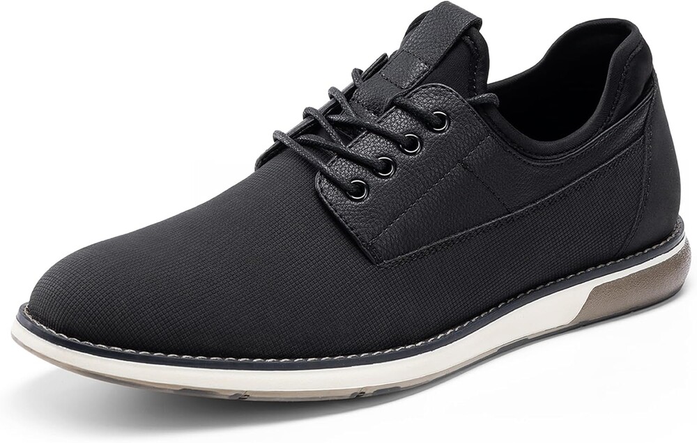 Bruno Marc Men's Plain Toe Oxford Shoes Business Formal Derby Dress Sneakers Crossflex GentEdge