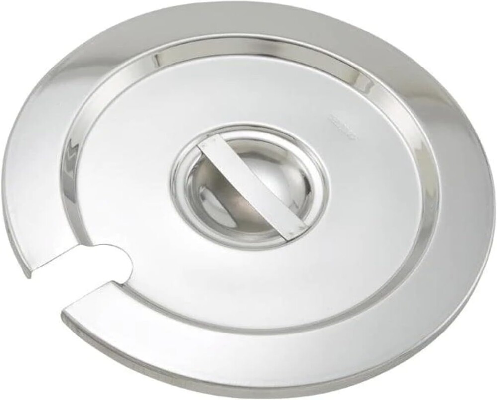 Winco Inset Cover, 4.0-Quart, Stainless Steel