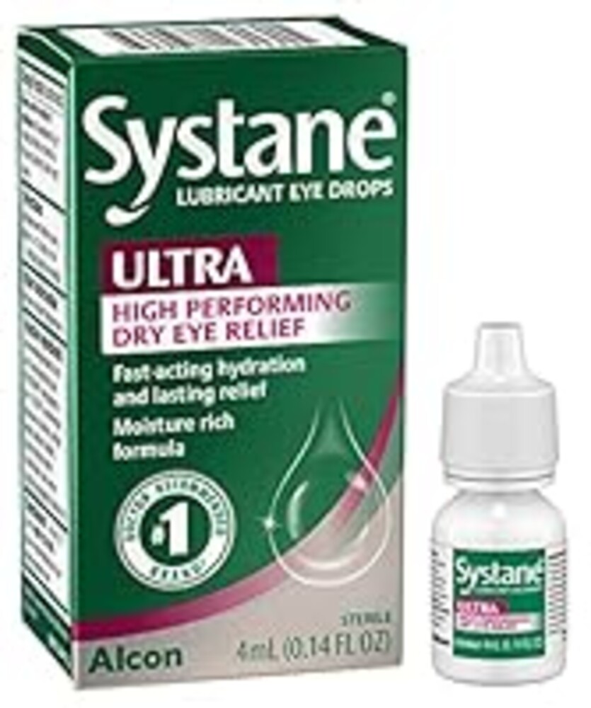 Systane Ultra Lubricant Eye Drops,0.14 Fl Oz (Pack of 1)