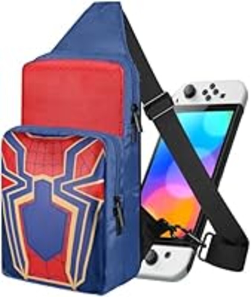 Gurgitat Travel Bag for Nintendo Switch 2 2025/Switch/Lite/OLED - Cute Sling Crossbody Shoulder Carrying Storage Backpack for Teens for Nintendo Accessories Storage, Zhizhu