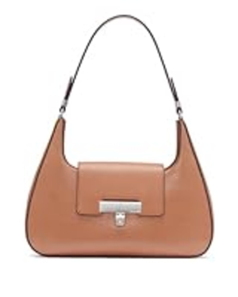 Calvin Klein Becky Demi Shoulder Bag, Caramel, One Size