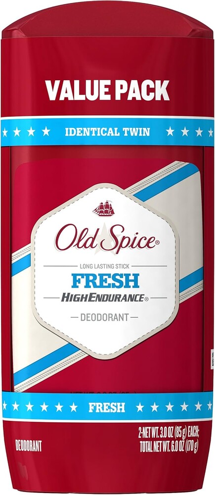 Old Spice High Endurance Long Lasting Stick Men's Deodorant, Fresh Scent - 3.0 Oz Ea