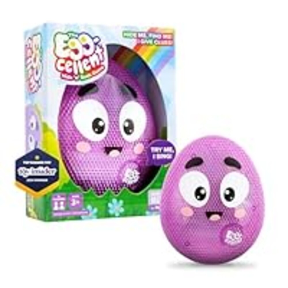 Eggcellent by Relatable, The Kid-Friendly Hide & Seek Game, Toddler Toys for Ages 3+, Includes 1 Eggcellent Light-Up Toy That Sings