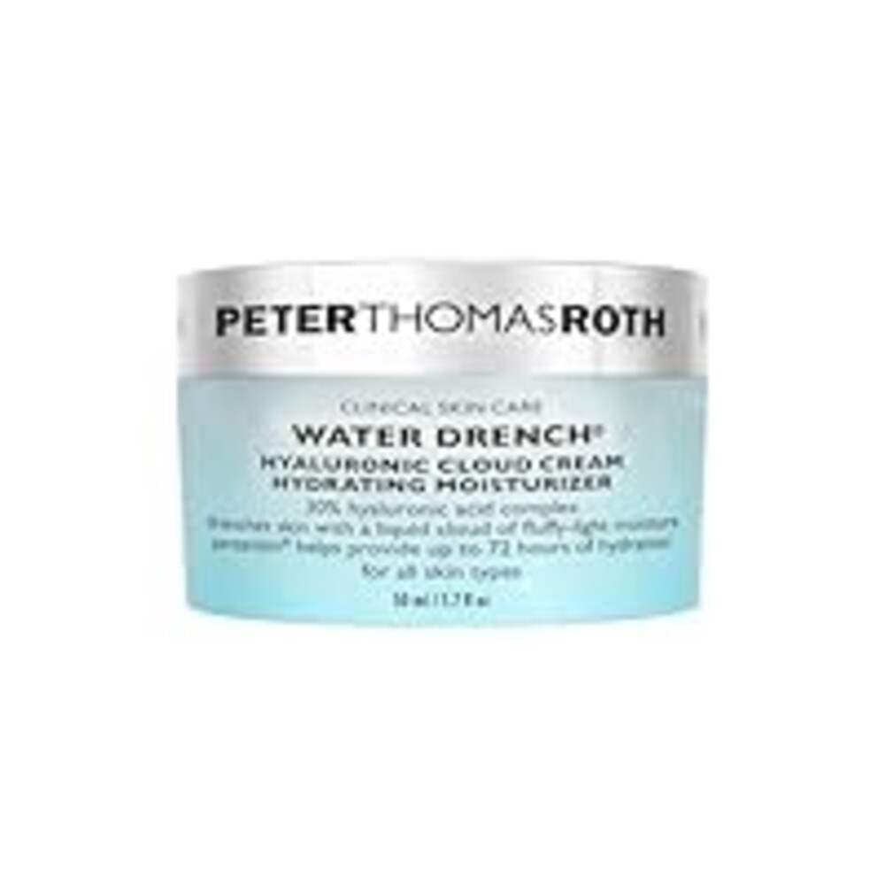 Peter Thomas Roth | Water Drench® Hyaluronic Cloud Cream Hydrating Refillable Moisturizer | Hyaluronic Acid Cream For All Skin Types, Line-Smoothing, Fragrance-Free