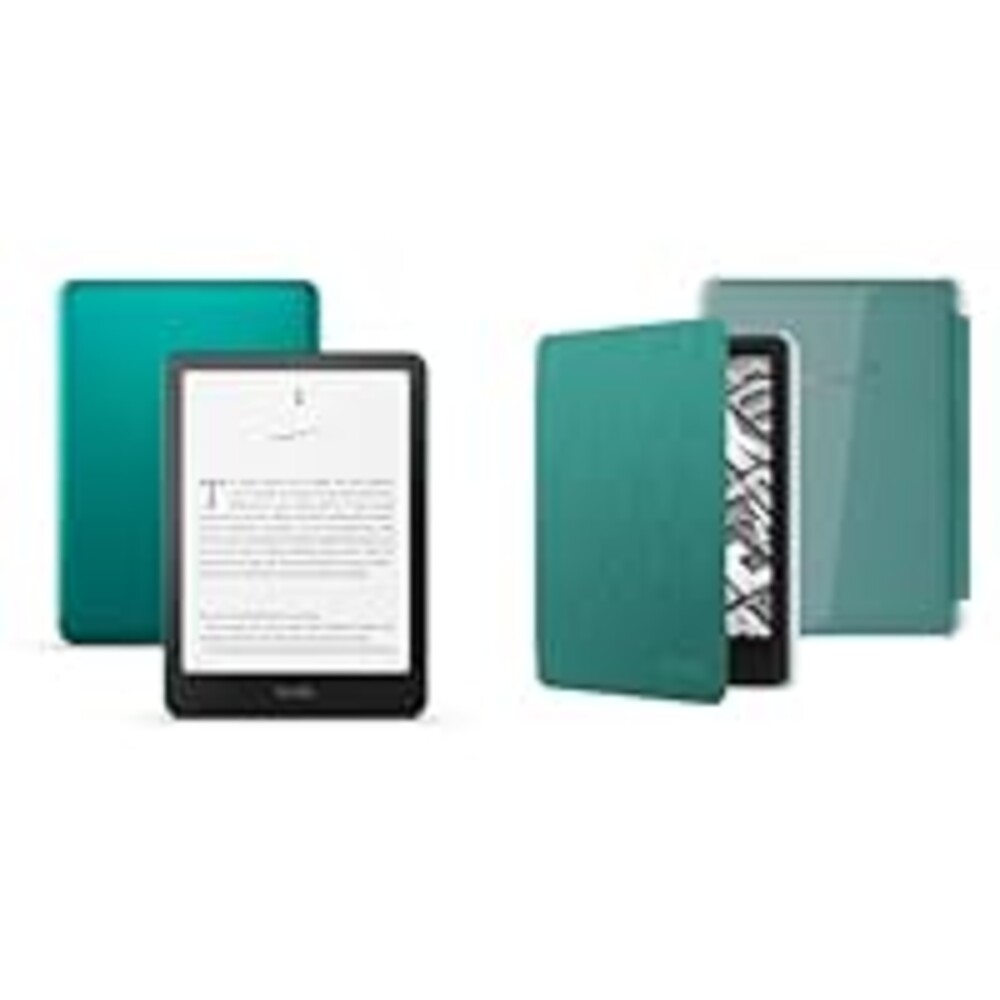 Amazon Kindle Paperwhite Bundle: Includes, Amazon Kindle Paperwhite Signature Edition 32GB | Jade & Clear Back Case | Jade