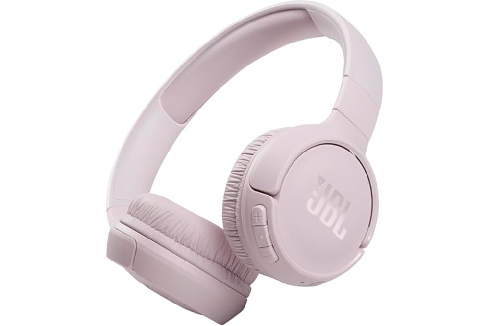 JBL Tune 510BT - Bluetooth headphones with up to 40 hours battery, microphone for call, foldable and comfortable, Android and