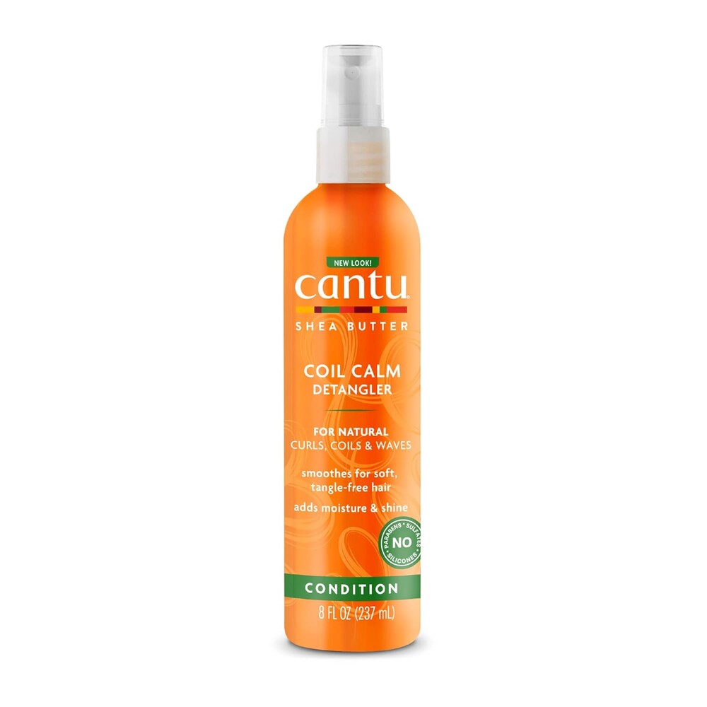Cantu Coil Calm Detangler with Shea Butter for Natural Hair, 8 fl oz