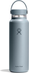 Hydro Flask Water Bottle - Insulated Stainless Steel - Wide Mouth Flex Lid, Non Spill, Leakproof and Refillable in 40 Oz Shale Gray