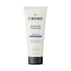 Cremo Sensitive Shave Cream, Astonishingly Superior Ultra-Slick Shaving Cream for Men, Fights Nicks, Cuts and Razor Burn, 6 Fl Oz