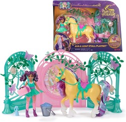 Unicorn Academy, Ava Doll & Color-Change Leaf Stall Playset, Easter Gifts Idea, Includes 15 Accessories, Dolls & Unicorn Toys for Girls Ages 4 and up