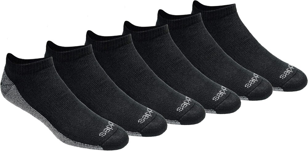 Dickies Men's Dri-Tech Moisture Control No Show/Low Cut Socks, Available in M-XXL (6, 12 Pairs)