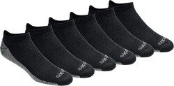 Dickies Men's Dri-Tech Moisture Control No Show/Low Cut Socks, Available in M-XXL (6, 12 Pairs)